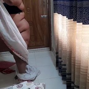 Tamil Hot Stepaunty Saree Striping - Hindi Clear Audio