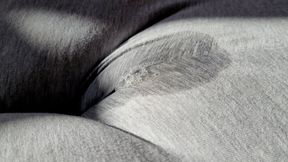 Dripping Wet Cameltoe Gets Spit On and Rubbed