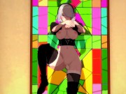 FUTA BAYONETTA FUCKS 2B DOGGYSTYLE IN CHURCH