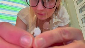 Der geschrumpfte Mensch meint wohl er darf mich beobachten