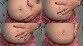 My belly button pops out