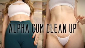 Alpha Cum Clean Up