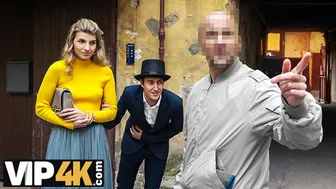 Blonde Monroe Fox gets caught cheating with a stranger