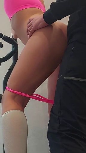 My Stepsister Was Exercising in Front of Me and I Was so Horny That I Fucked Her