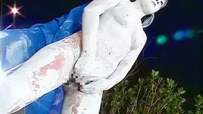 Outdoor Public Statue Gets Fucked by Uninhibited Maniac