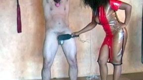 . THANK YOU MISTRESS FOR BEATING MY COCK