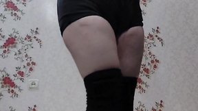 Hot shemale model crossdresser sissy homemade amateur dancer and cosplayer: bubble butt