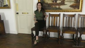 Miss Ray; Multiple Orgasms Outside Headmistress’s Office (4K)