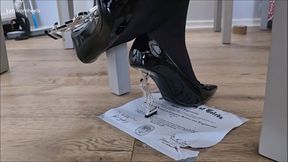Diploma Gets Unknowingly Shredded Under My £1200 YSL Opyum Heels