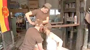 Euro Military Guys Have Group Sex