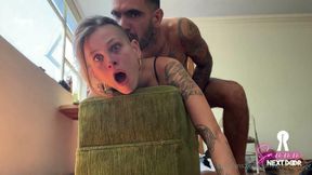 sammmnextdoor blonde tight asshole gf tries anal for the 1st time porn video