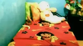 Tranny Self Sucks her Big Cock