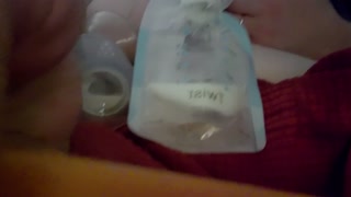 **END OF 24HR MILK CHALLENGE** PART #1 tit SUCK &amp; MILKING &amp; pumping my ENGORGED bbw TITS