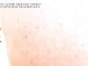 Black Widow hot redhead with anal plug - Mel Fire