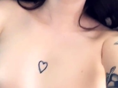Stacked brunette goes solo toys and masturbation
