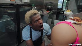 Deviant babe interracial breathtaking sex video