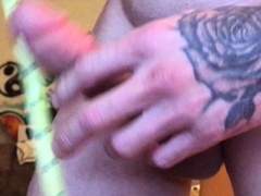 Straight amateurs give handjobs in gay fraternity