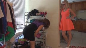 Garage sale lesbian foot fetish