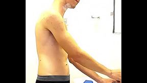 Sexy Twink singing in Bathroom