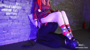Foot gagging, trampling and facesitting in warm socks