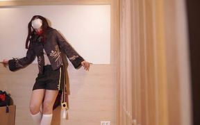 Cute Asian Ladyboy Cosplayer [Hu-tao Genshin Impact] 4