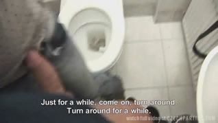 Toilet Sex at College Party