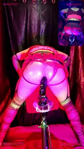 Twerking in a Miniskirt Riding My Dildo 3