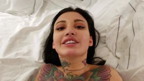 Adel Asanti sucks cock in car park and then gets creampied in the hotel
