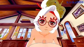 Intense 3D Hentai Sex – Purah from The Legend of Zelda Gets Big Boob Creampie Action