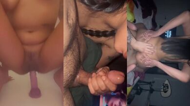 Latina Gushes in Shower with Huge Dick After Sloppy Blowjob POV Ride