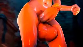 Triss Mercilessly Rides Her Lover in Fiery 3D Hentai Fantasy