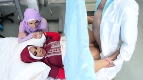 Arab sluts Evie Christian and C Stylex get fucked in a hospital
