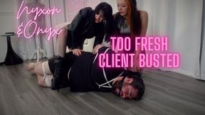 Nyxon Onyx & Zwyx Too Fresh Client Gets Busted HD 1080p MP4