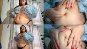 Belly button while I undress
