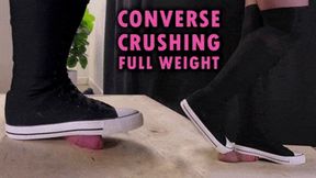 Full Weight Cock Crushing in High Converse Shoes (Edited Version) - Tamystarly - Cock Balls Crush Trample, CBT, Bootjob, Trampling, Shoejob, Stomping