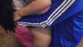 How to Fuck Your College Girl Classmate I Pull Down Her College Horts to Fuck in the Room