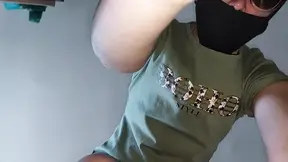 Sexy amateur wife masturbates with fingers in pussy until orgasm