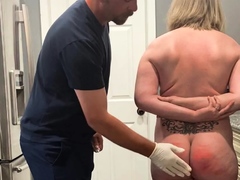 Naughty blonde femdom fetish hottie rams ass with strapon