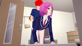Hisako Arato Shows Soma Yukihira Her Skills in 3D Hentai Food Wars