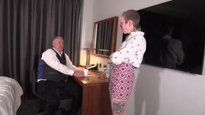 Bad Landlord Has Tennant Suck His Cock When Rent Is Late