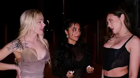 Two women propose a wild swinger party with dick exchange