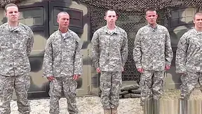 Army Cadets Sucking Cock