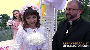 You have to fuck all my friends before marrying me