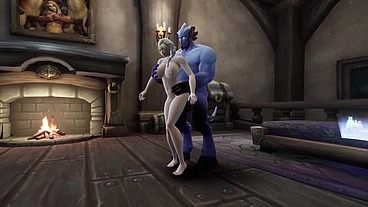 Blonde Witch take Big Blue Dick - Warcraft Parody
