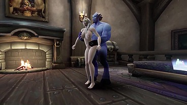 Blonde Witch take Big Blue Dick - Warcraft Parody