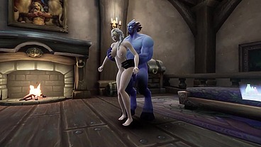 Blonde Witch take Big Blue Dick - Warcraft Parody