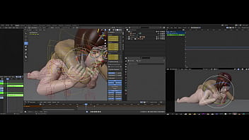 Mei&#039_s Invasion first 2H of work on Blender (The Rope Dude)