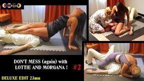 LOTTIE AND MORGANA DOMINATE poor weak guy (DELUXE 23mn) HD