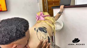 Husband for Hire Fucks Housewife in Fur