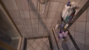 french stepmom showering with son - part4 - immeganlive x wca